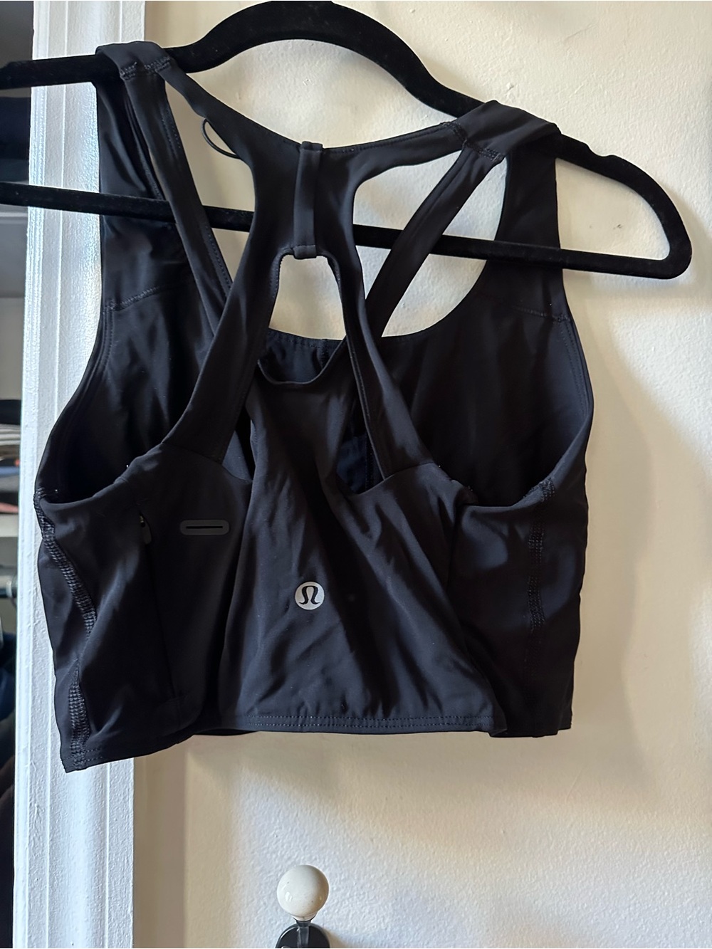 lululemon Black Stash It Bra * Medium Support